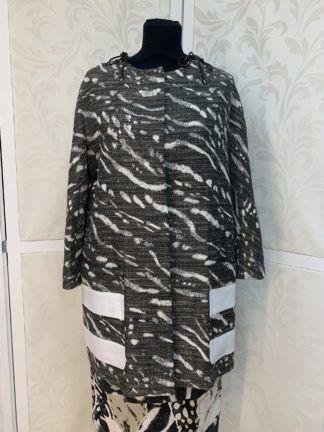 Пальто с узором купить в аутлете Max Mara и Marina Rinaldi