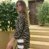 Пальто с узором купить в аутлете Max Mara и Marina Rinaldi. 3