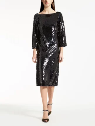 Платье в пайетках купить в аутлете Max Mara и Marina Rinaldi