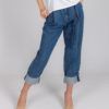 Джинсы с высокой посадкой с поясом 1 | интернет-магазин Outletmax Джинсы с высокой посадкой с поясом купить в аутлете Max Mara и Marina Rinaldi. 1