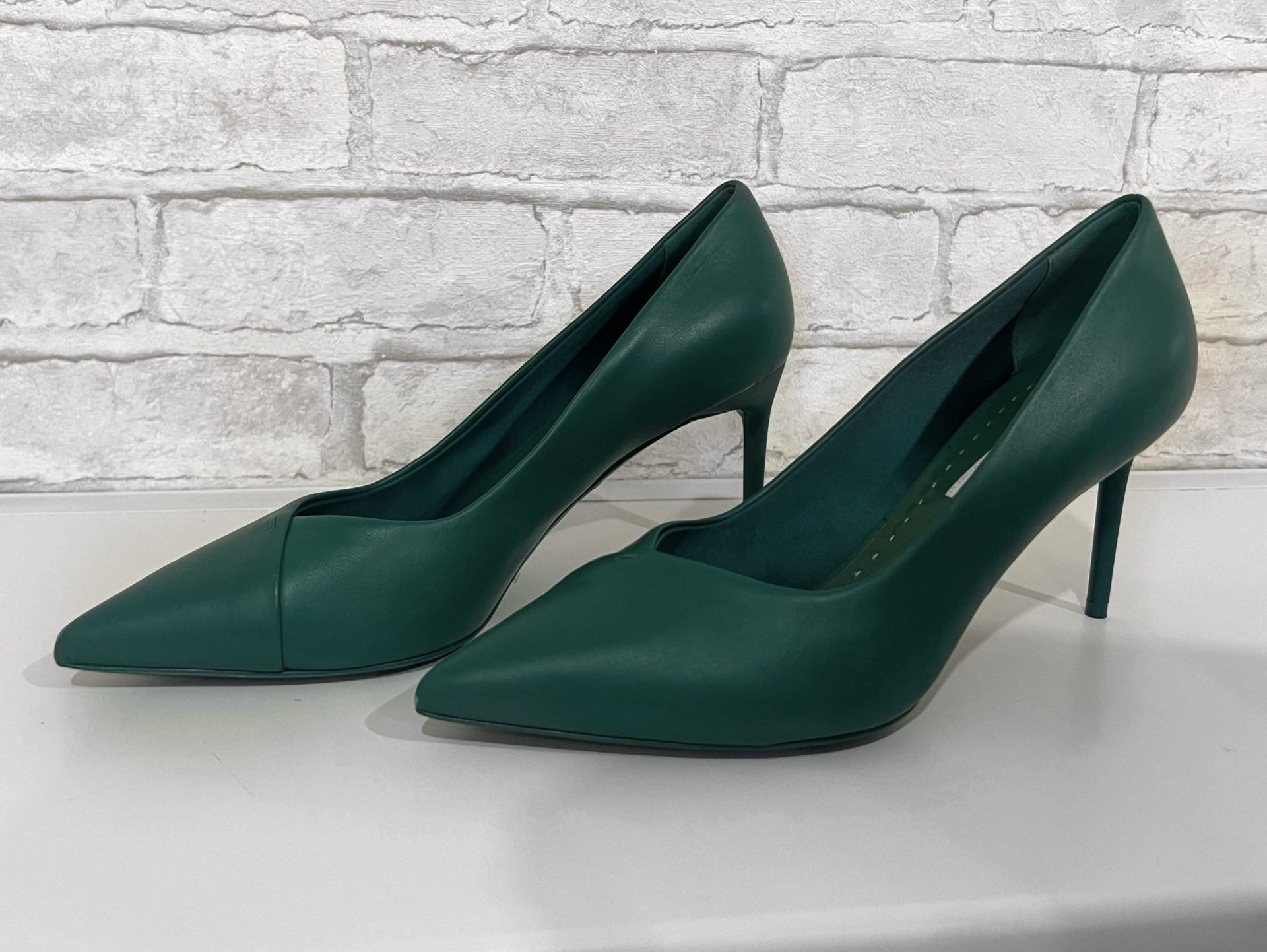 Зеленые туфли — лодочки 5