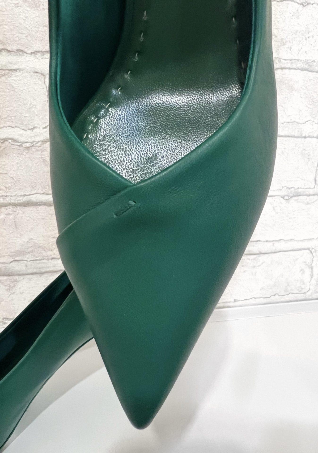 Зеленые туфли — лодочки 4