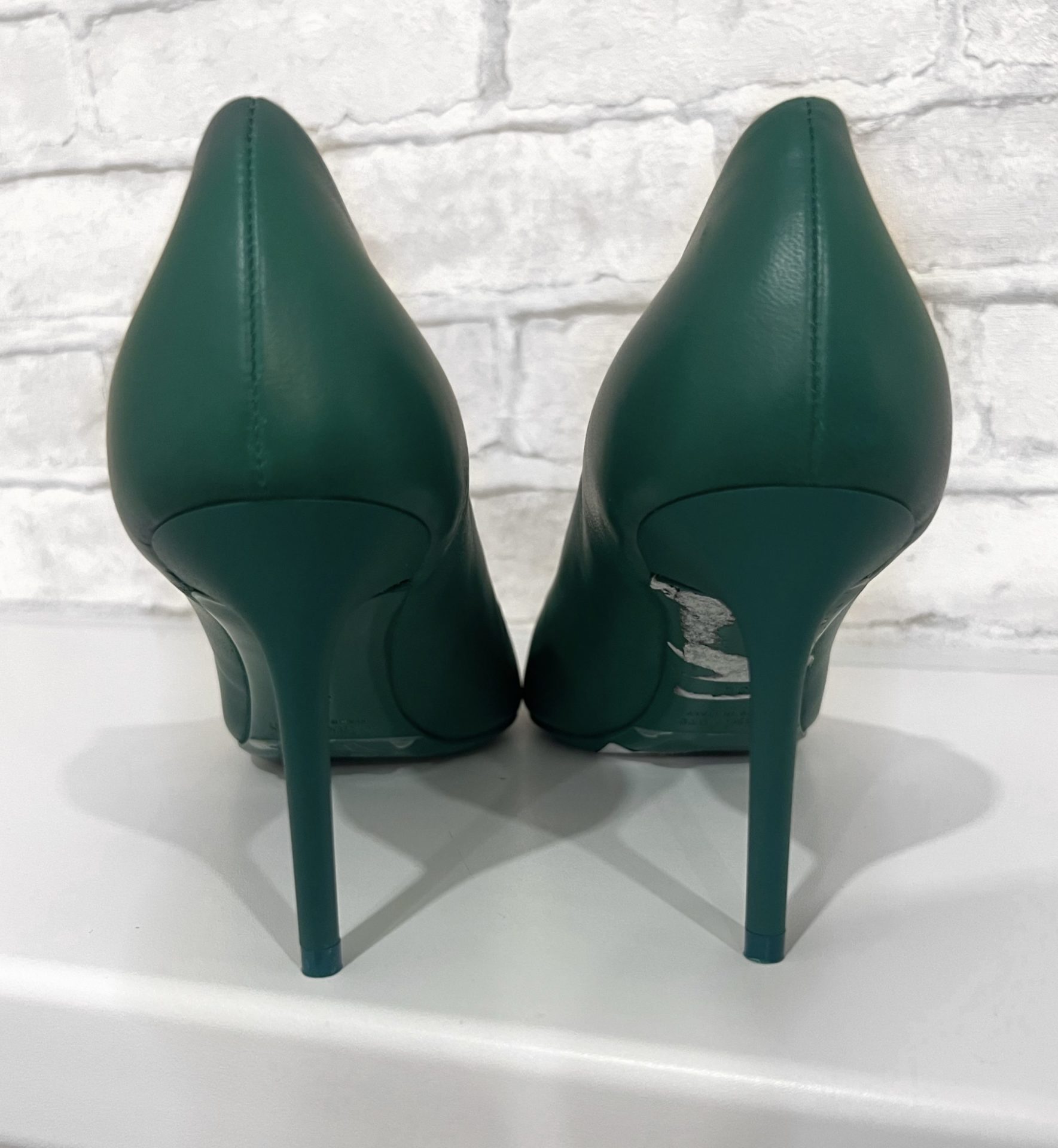 Зеленые туфли — лодочки 3