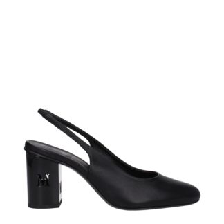 Черные туфли с открытой пяткой купить в аутлете Max Mara и Marina Rinaldi