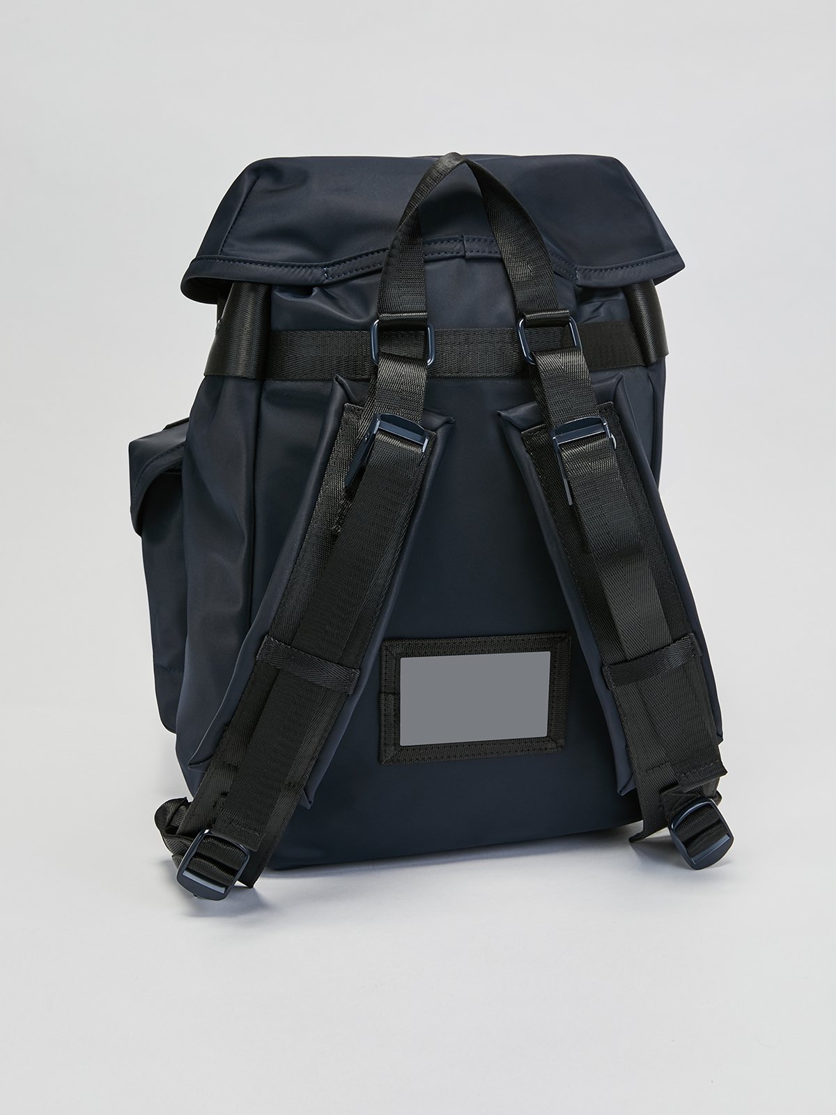 Большой синий рюкзак из текстиля 4