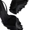 Черные босоножки на танкетке купить в аутлете Max Mara и Marina Rinaldi. 2