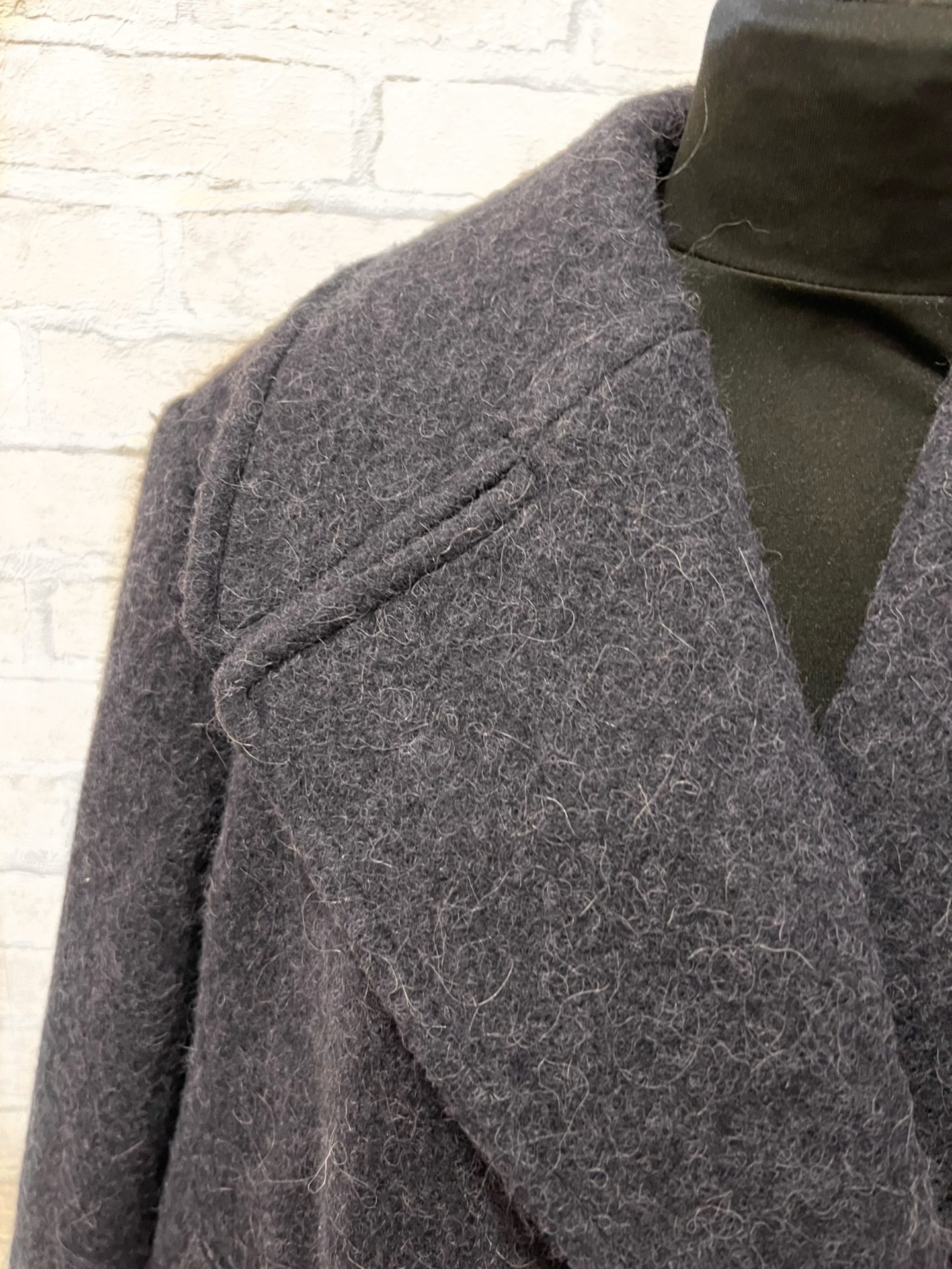 Расклешенное пальто из альпаки и шерсти 3