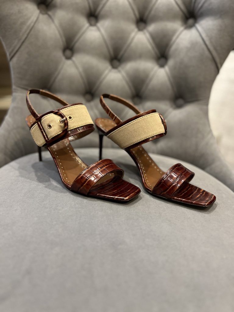 Босоножки на шпильке Max Mara | интернет-магазин Outletmax Босоножки на шпильке Max Mara купить в аутлете Max Mara и Marina Rinaldi. 3