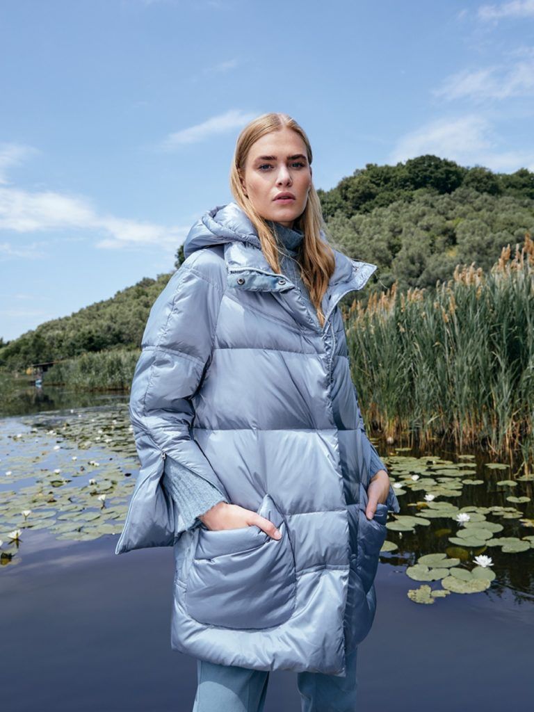 Модный пуховик Elena Miro | интернет-магазин Outletmax Модный пуховик Elena Miro купить в аутлете Max Mara и Marina Rinaldi. 6