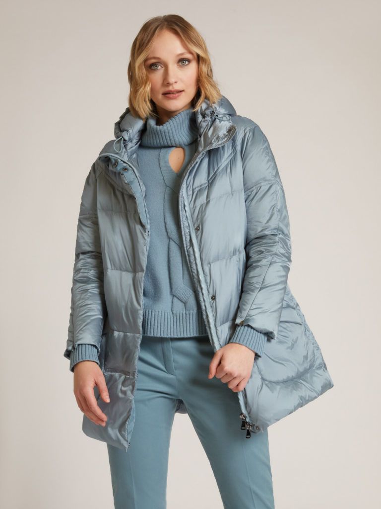 Модный пуховик Elena Miro | интернет-магазин Outletmax Модный пуховик Elena Miro купить в аутлете Max Mara и Marina Rinaldi. 4