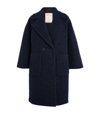 Пальто из буклированной ткани Marina Rinaldi купить в аутлете Max Mara и Marina Rinaldi
