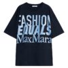 Синяя футболка MaxMara 1 | интернет-магазин Outletmax Синяя футболка MaxMara купить в аутлете Max Mara и Marina Rinaldi. 1