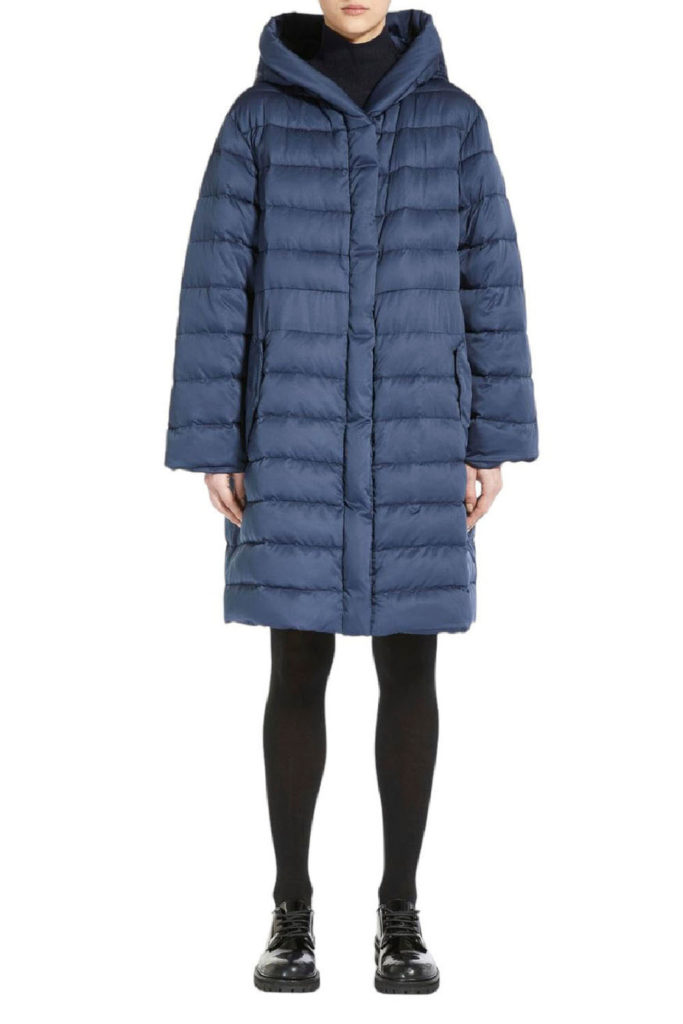 Синий пуховик Max Mara Weekend | интернет-магазин Outletmax Синий пуховик Max Mara Weekend купить в аутлете Max Mara и Marina Rinaldi. 3