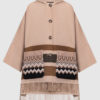 Драповая куртка с бахромой купить в аутлете Max Mara и Marina Rinaldi. 6