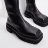 Ботинки черные Sportmax купить в аутлете Max Mara и Marina Rinaldi. 1
