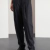 Брюки из шерсти в полоску купить в аутлете Max Mara и Marina Rinaldi. 1