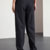 Брюки из шерсти в полоску купить в аутлете Max Mara и Marina Rinaldi. 3