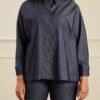 Рубашка из денима Marina Rinaldi купить в аутлете Max Mara и Marina Rinaldi. 3