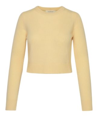 Бежевый укороченный джемпер купить в аутлете Max Mara и Marina Rinaldi