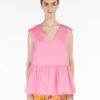 Летний топ с оборкой купить в аутлете Max Mara и Marina Rinaldi. 4