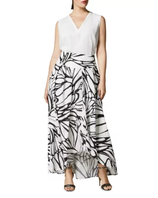 Юбка с цветочным узором купить в аутлете Max Mara и Marina Rinaldi