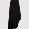 Трикотажная черная юбка купить в аутлете Max Mara и Marina Rinaldi. 5