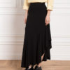 Трикотажная черная юбка купить в аутлете Max Mara и Marina Rinaldi. 1