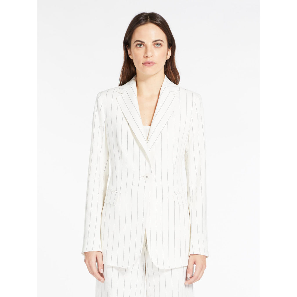 Блейзер MAX MARA из льна и хлопка | интернет-магазин Outletmax Блейзер MAX MARA из льна и хлопка купить в аутлете Max Mara и Marina Rinaldi. 1