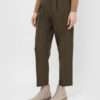 Шерстяные зеленые брюки купить в аутлете Max Mara и Marina Rinaldi. 1