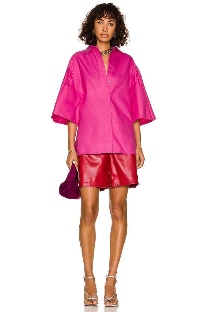 Шорты из кожи MaxMara | интернет-магазин Outletmax Шорты из кожи MaxMara купить в аутлете Max Mara и Marina Rinaldi. 5