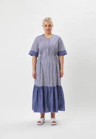 Летнее платье в полоску купить в аутлете Max Mara и Marina Rinaldi
