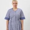 Летнее платье в полоску купить в аутлете Max Mara и Marina Rinaldi. 4