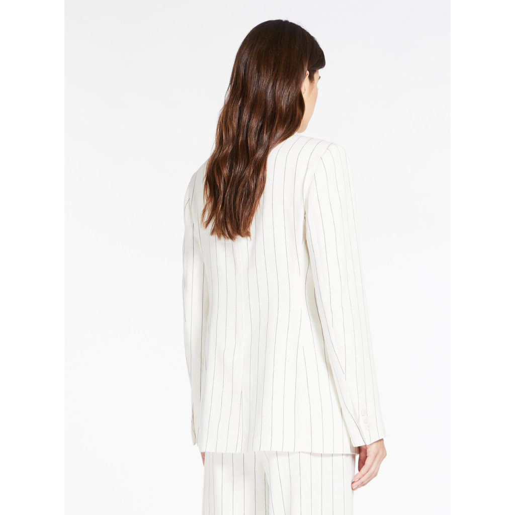 Блейзер MAX MARA из льна и хлопка | интернет-магазин Outletmax Блейзер MAX MARA из льна и хлопка купить в аутлете Max Mara и Marina Rinaldi. 3