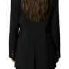 Однобортный черный пиджак купить в аутлете Max Mara и Marina Rinaldi. 2