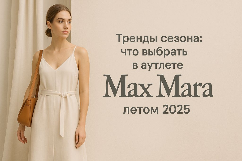 Тренды сезона: что выбрать в аутлете Max Mara летом 2025