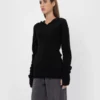 Черная толстовка купить в аутлете Max Mara и Marina Rinaldi. 1