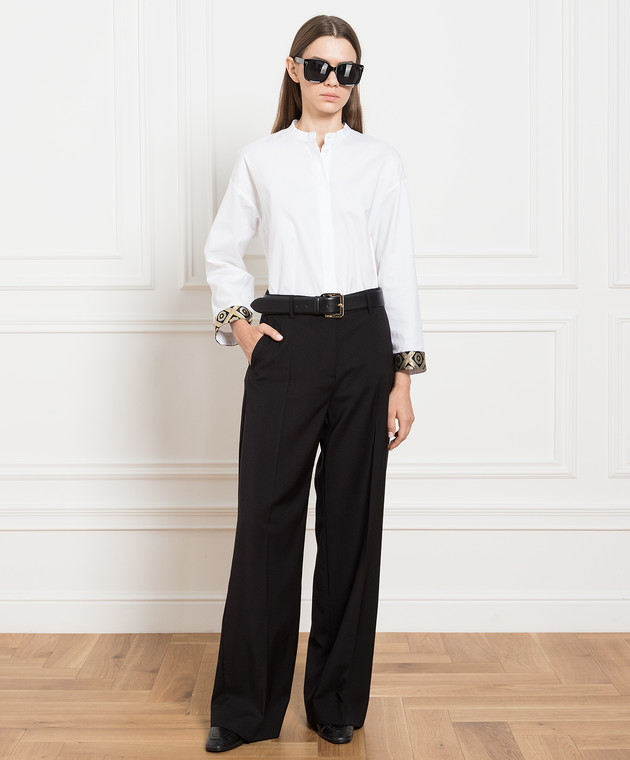 Хлопковая блузка Max Mara | интернет-магазин Outletmax Хлопковая блузка Max Mara купить в аутлете Max Mara и Marina Rinaldi. 2