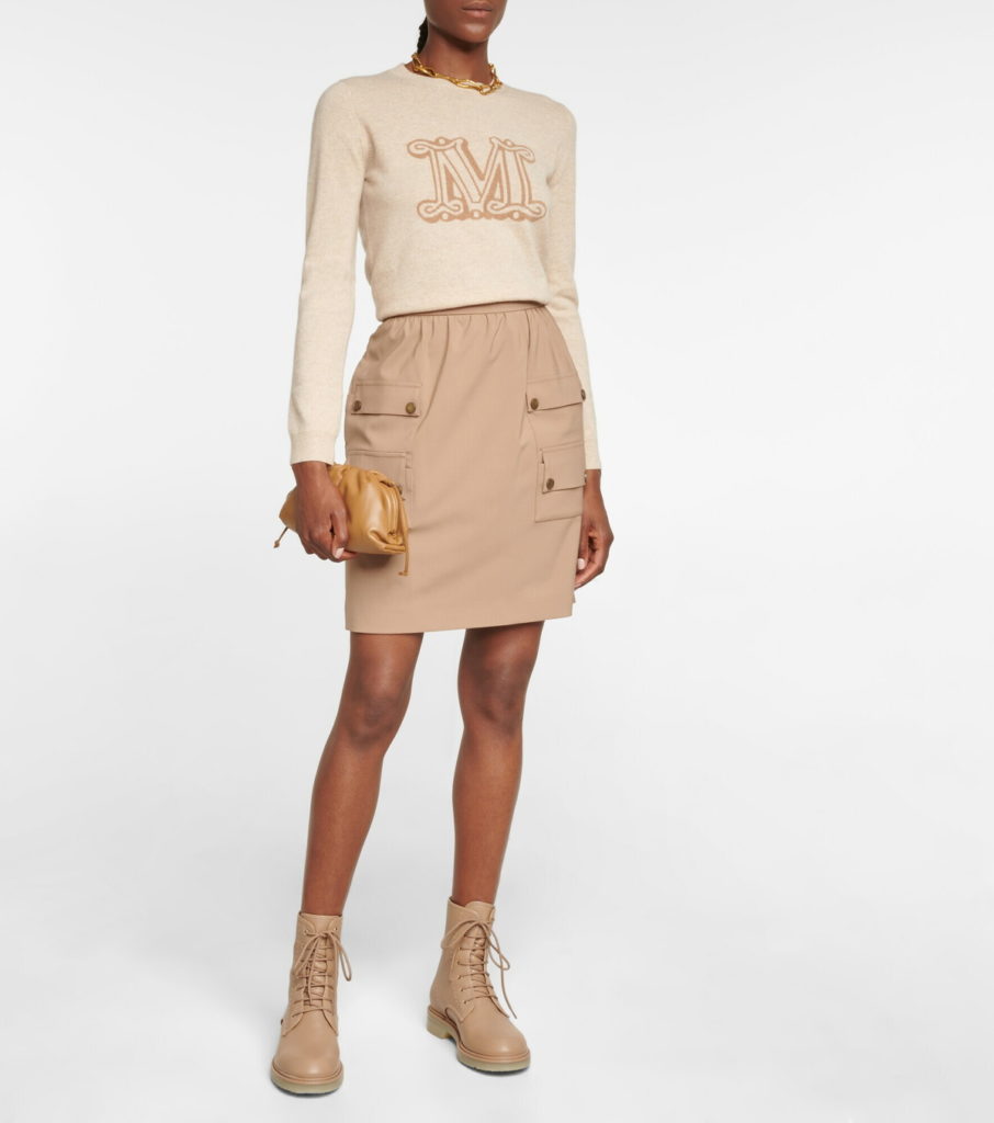 Юбка из шерсти Max Mara | интернет-магазин Outletmax Юбка из шерсти Max Mara купить в аутлете Max Mara и Marina Rinaldi. 4