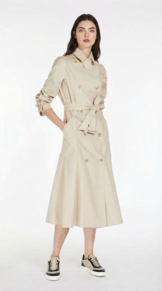 Тренч хлопковый Max Mara купить в аутлете Max Mara и Marina Rinaldi