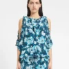 Блузка из натурального шелка купить в аутлете Max Mara и Marina Rinaldi. 4