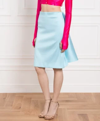 Атласная юбка купить в аутлете Max Mara и Marina Rinaldi