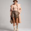Кожаные шорты MaxMara Weekend 3 | интернет-магазин Outletmax Кожаные шорты MaxMara Weekend купить в аутлете Max Mara и Marina Rinaldi. 3