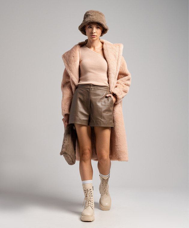 Кожаные шорты MaxMara Weekend | интернет-магазин Outletmax Кожаные шорты MaxMara Weekend купить в аутлете Max Mara и Marina Rinaldi. 3