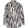 Блузка из атласного шелка купить в аутлете Max Mara и Marina Rinaldi. 1