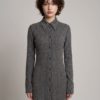 Платье — рубашка со стразами купить в аутлете Max Mara и Marina Rinaldi. 1